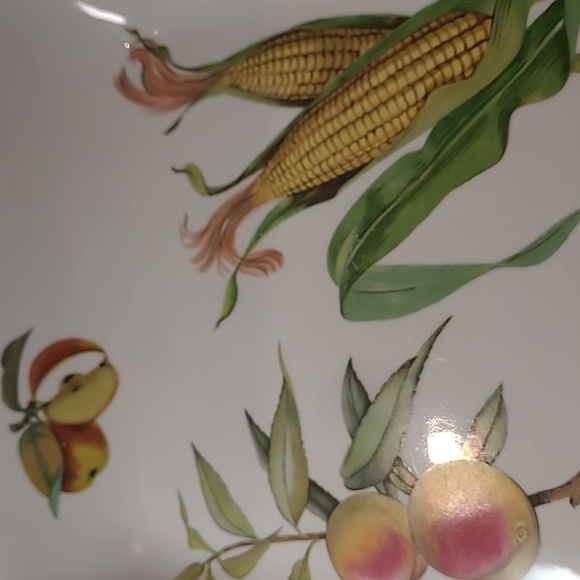 Vintage 1961 Royal worcester evesham 'M' compliments of the genius serving bowl - Picture 5 of 8